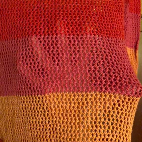 🌷Mesh Striped Pullover Sweater - Picture 3 of 4